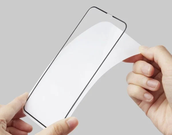 Spigen Glass FC grūdintas stiklas iPhone 11 / XR – juodas - Image 2