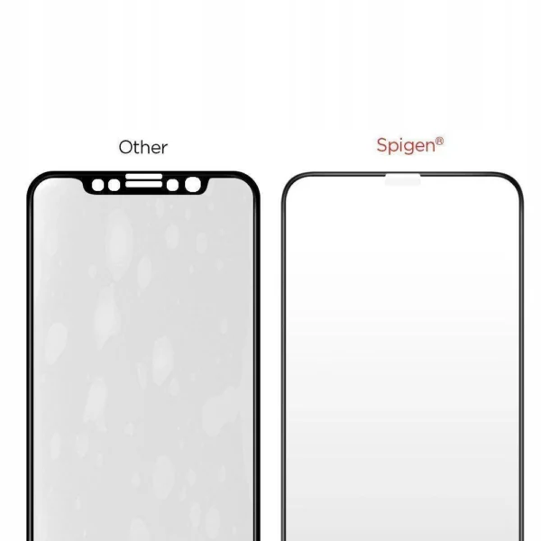 Spigen Glass FC grūdintas stiklas iPhone 11 / XR – juodas - Image 5