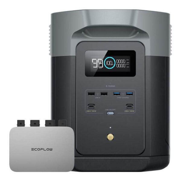 Rinkinys EcoFlow Delta 2 Max + mikroinverteris PowerStream 800W - Image 7