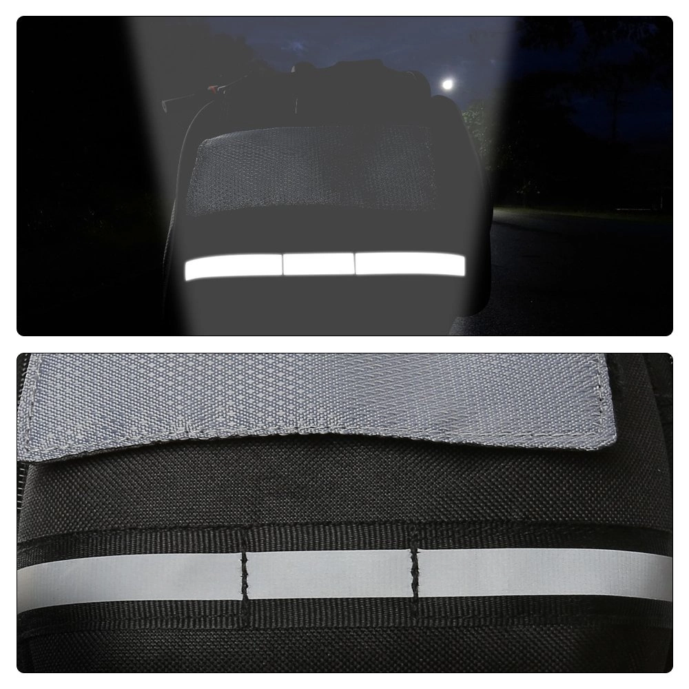 Wozinsky dviračio krepšys su peties dirželiu 13 l – juodas (WBB1BK) - Image 12