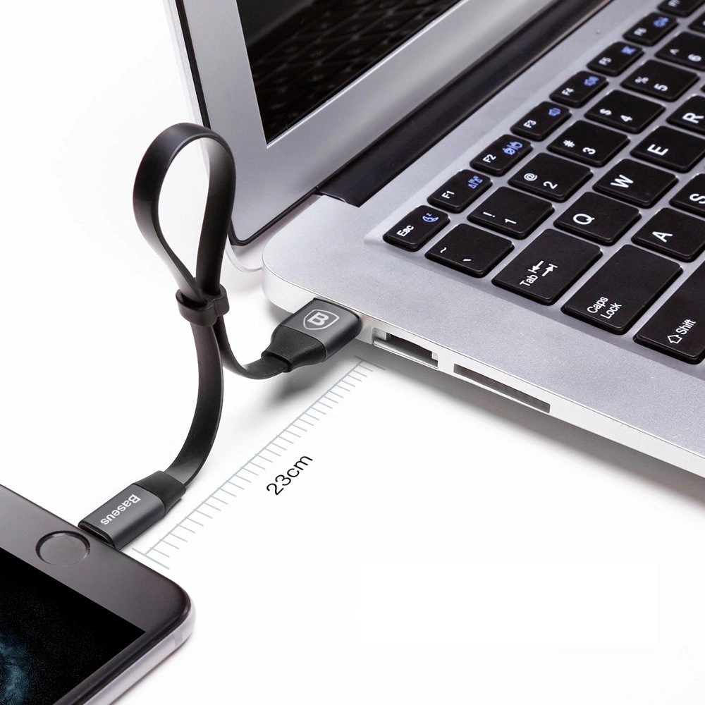 Baseus Nimble USB-A / Lightning 2A laidas 0,23 m – juodas - Image 11