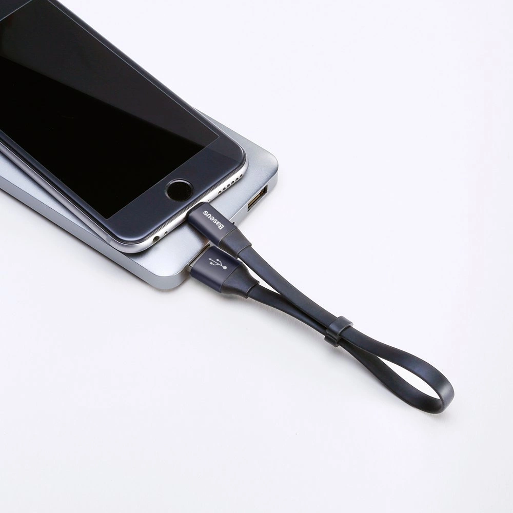 Baseus Nimble USB-A / Lightning 2A laidas 0,23 m – juodas - Image 12