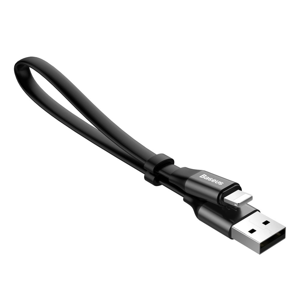 Baseus Nimble USB-A / Lightning 2A laidas 0,23 m – juodas - Image 3