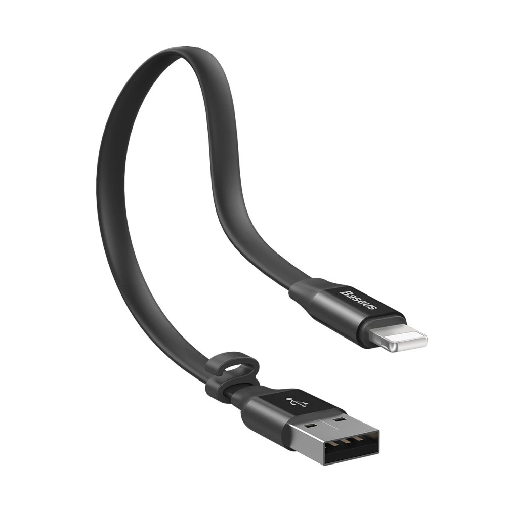 Baseus Nimble USB-A / Lightning 2A laidas 0,23 m – juodas - Image 4