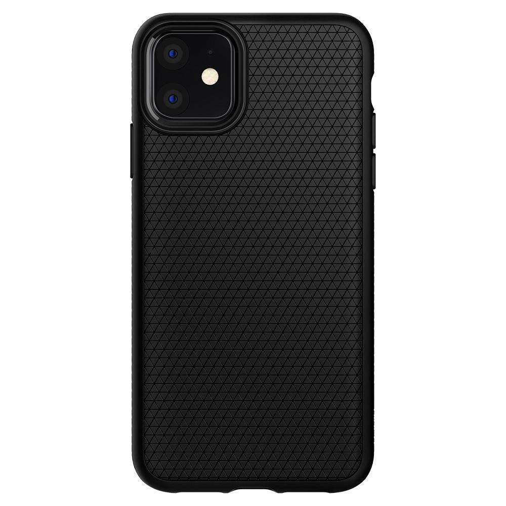 Spigen Liquid Air dėklas iPhone 11 – matinės juodos spalvos - Image 3