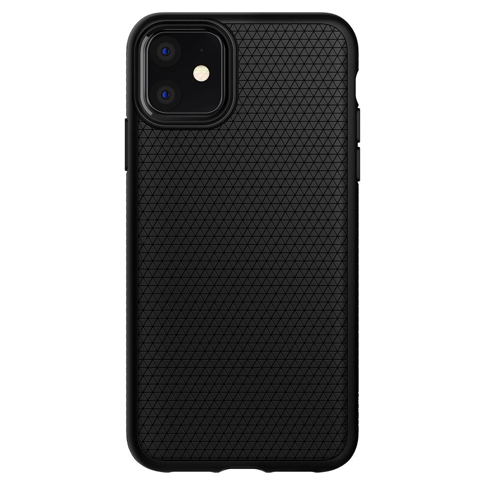Spigen Liquid Air dėklas iPhone 11 – matinės juodos spalvos - Image 8