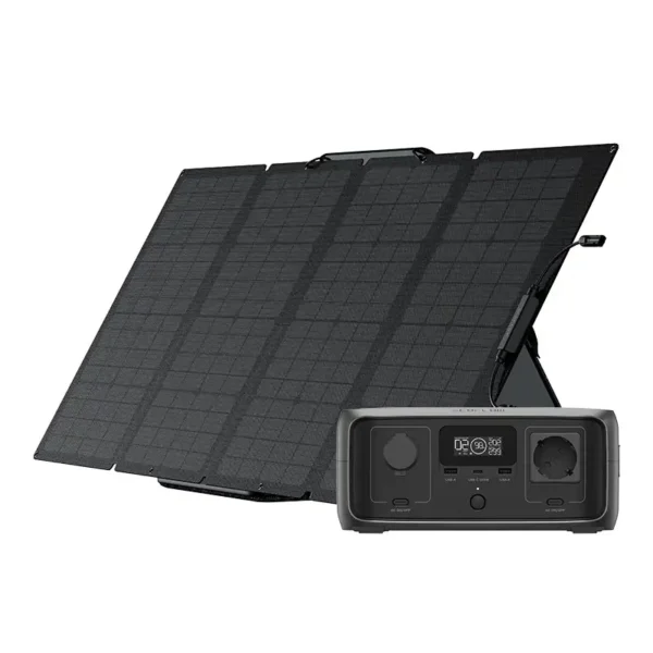 Rinkinys: EcoFlow River 3 UPS energijos stotis + 160W saulės panelė - Image 2