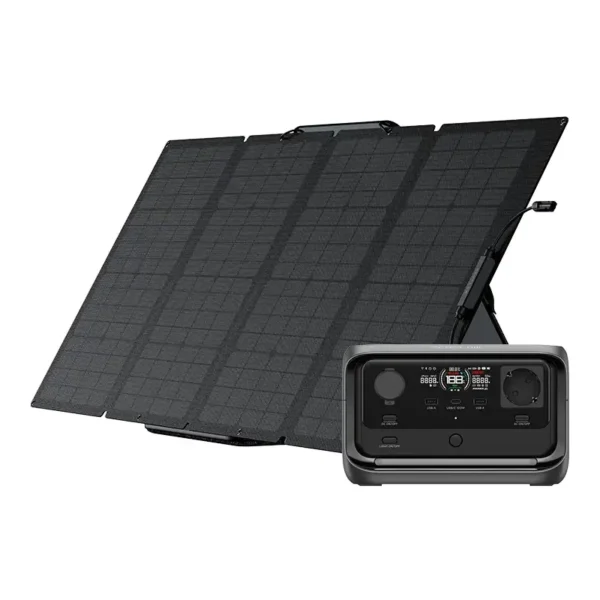 Bundle: Power station EcoFlow River 3 Plus + portable solar panel 160W