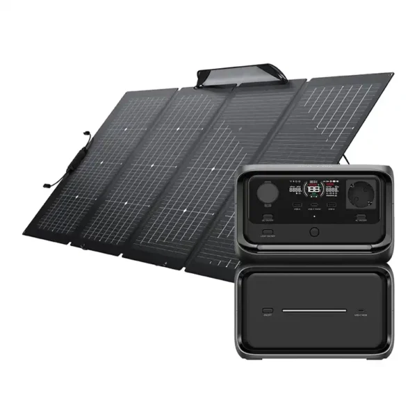 Rinkinys: Energijos stotis EcoFlow River 3 Max Plus + nešiojama saulės panelė 220W - Image 9