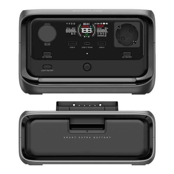 Set: EcoFlow River 3 Plus power station + additional 286Wh battery.