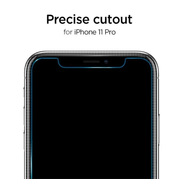 Spigen ALM Glas.tR Slim grūdintas stiklas iPhone 11 / XR – 2 vnt. - Image 10