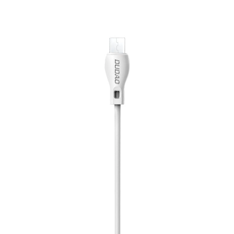 Dudao micro USB 2.4A kabelis 2 m – baltas (L4M 2m white) - Image 3