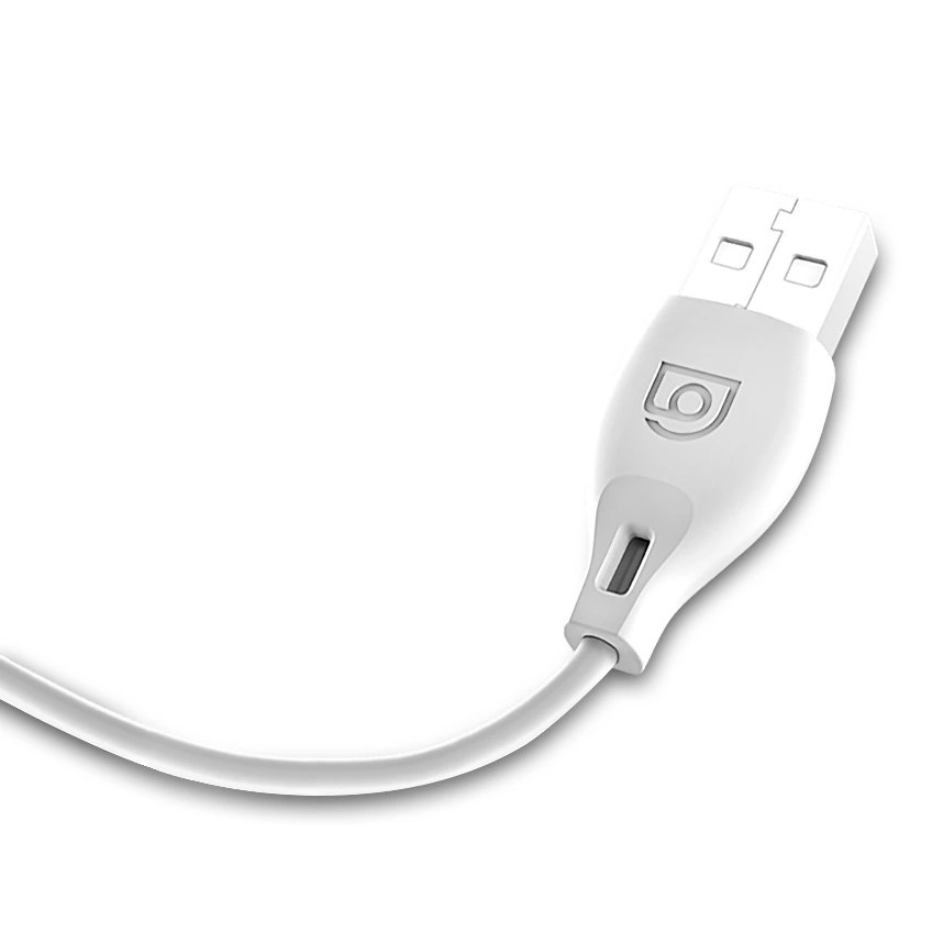 Dudao micro USB 2.4A kabelis 2 m – baltas (L4M 2m white) - Image 4