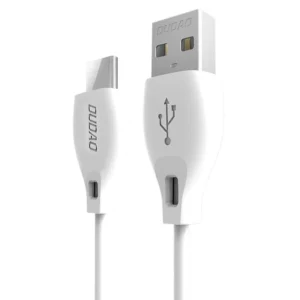 Dudao cable USB Type C 2.1A 1m white (L4T 1m white)