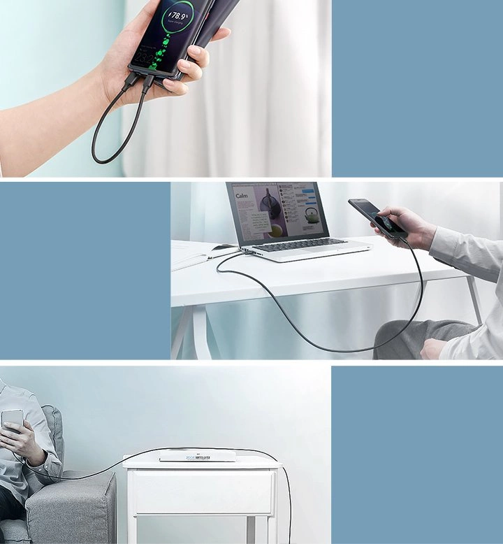 Ugreen US287 60115 USB-A / USB-C 2A laidas 0,5 m – juodas - Image 9