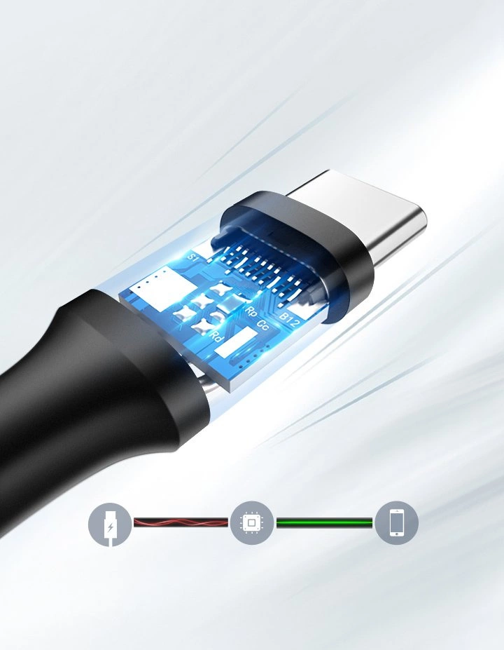 Ugreen US287 60115 USB-A / USB-C 2A laidas 0,5 m – juodas - Image 6