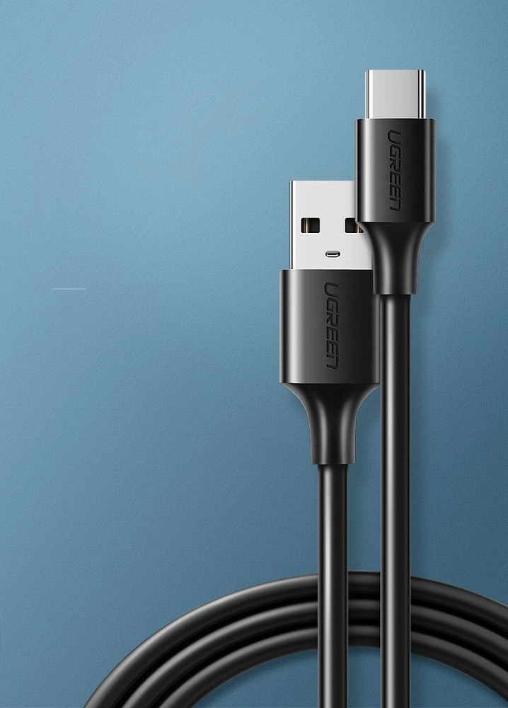 Ugreen US287 60116 USB-A / USB-C 2A laidas 1 m – juodas - Image 2