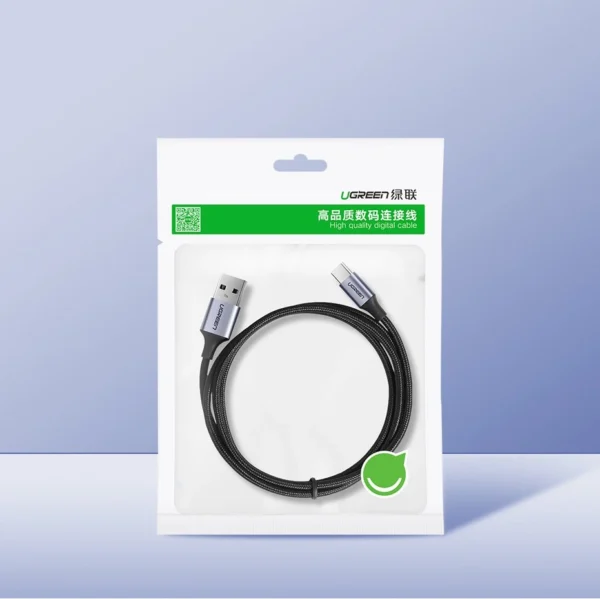 Ugreen US288 60128 USB-A / USB-C QC 3.0 3A laidas 2 m – pilkas - Image 13