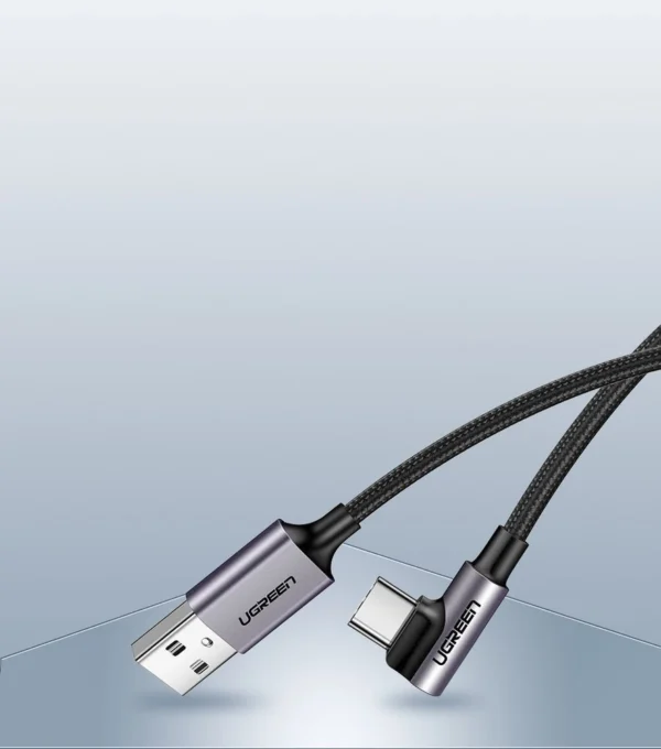 Ugreen US284 50942 USB-A (tiesus) / USB-C (kampuotas) 3A laidas 2 m – pilkas - Image 13