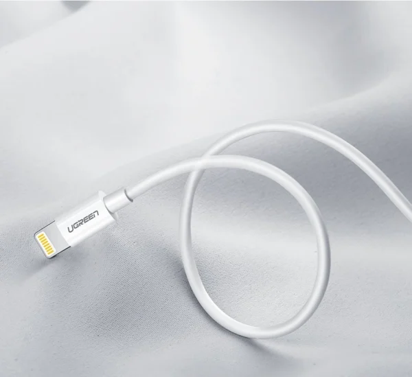 Ugreen US155 20728 USB-A / Lightning MFi 2,4A laidas 1 m – baltas - Image 13