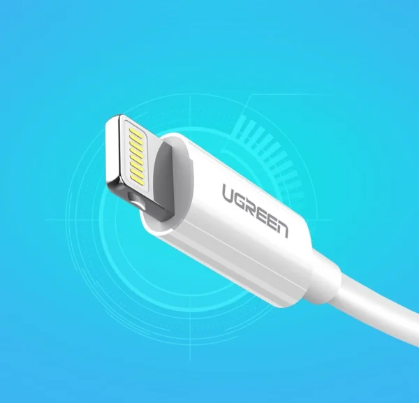 Ugreen US155 20728 USB-A / Lightning MFi 2,4A laidas 1 m – baltas - Image 9