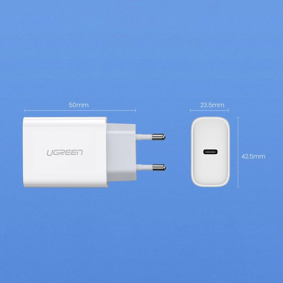 Ugreen USB įkroviklis Power Delivery 3.0 Quick Charge 4.0+ 20W 3A – baltas (60450) - Image 19