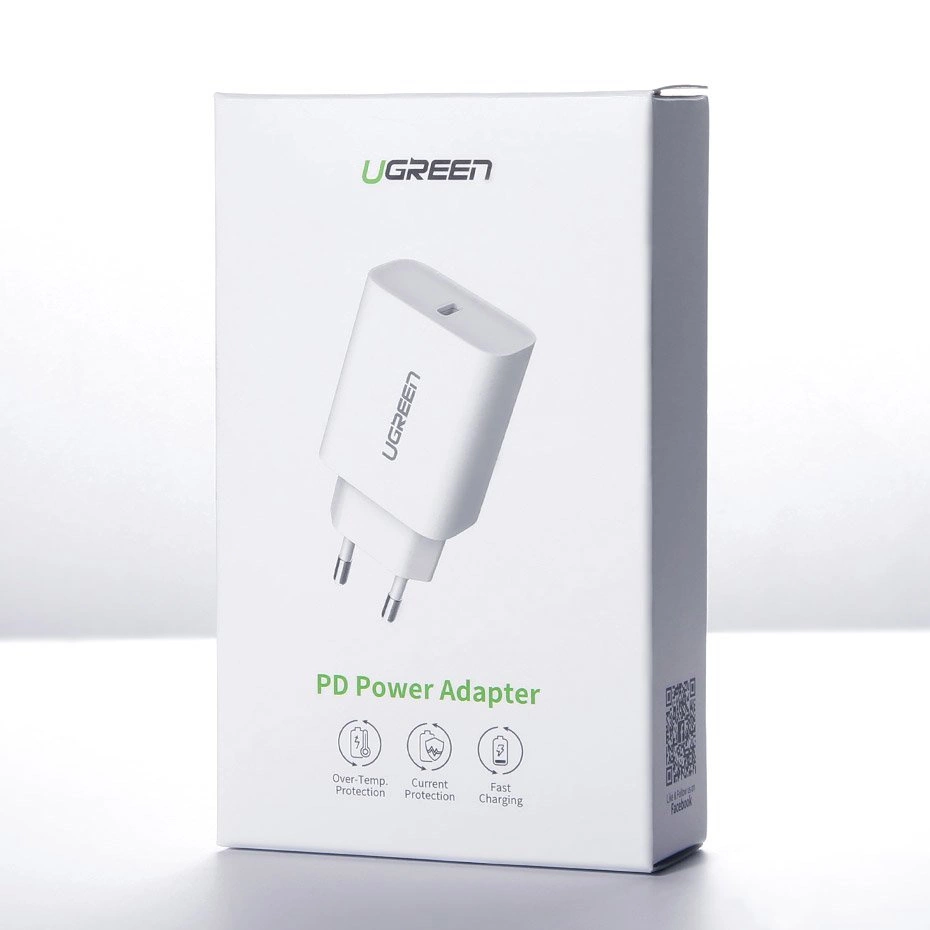 Ugreen USB įkroviklis Power Delivery 3.0 Quick Charge 4.0+ 20W 3A – baltas (60450) - Image 5