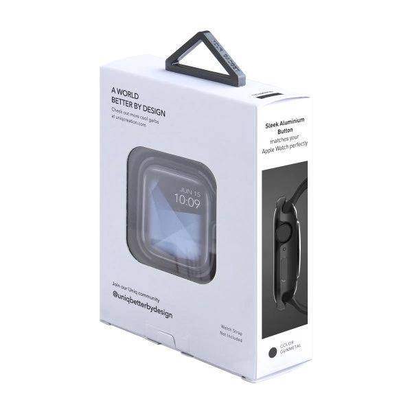 Uniq Valencia dėklas Apple Watch 4/5/6/SE 40 mm – pilkas - Image 2