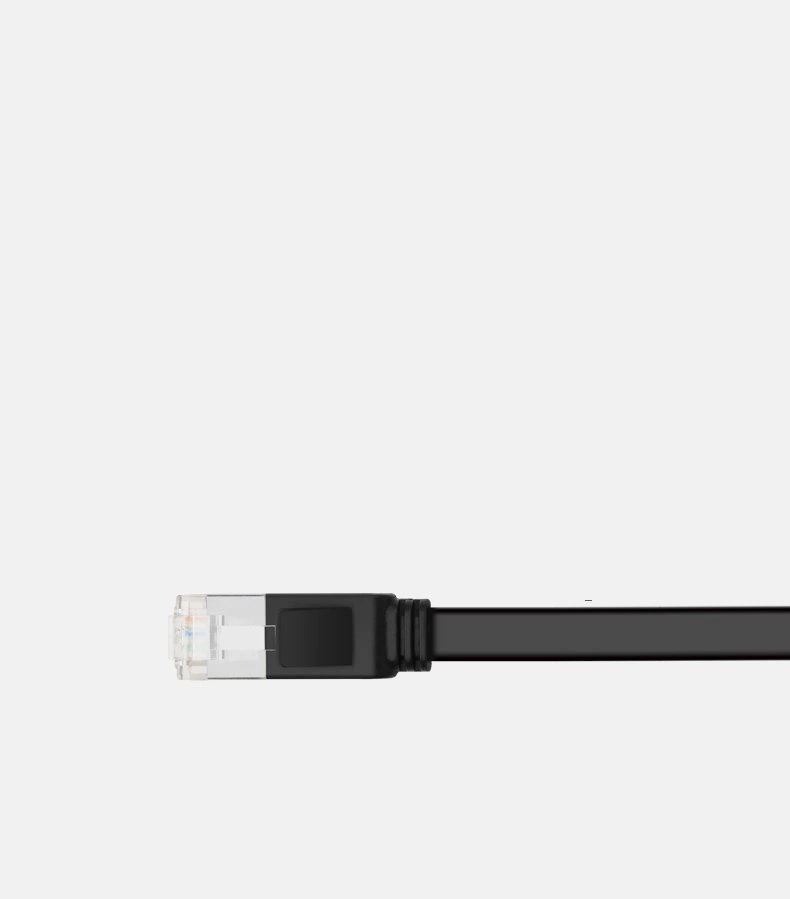 Ugreen plokščias interneto tinklo laidas Ethernet RJ45 Cat 6 UTP 1000Mbps 2 m juodas (50185) - Image 10
