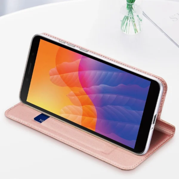 DUX DUCIS Skin Pro knyginis dėklas Huawei Y5p – rožinis - Image 17