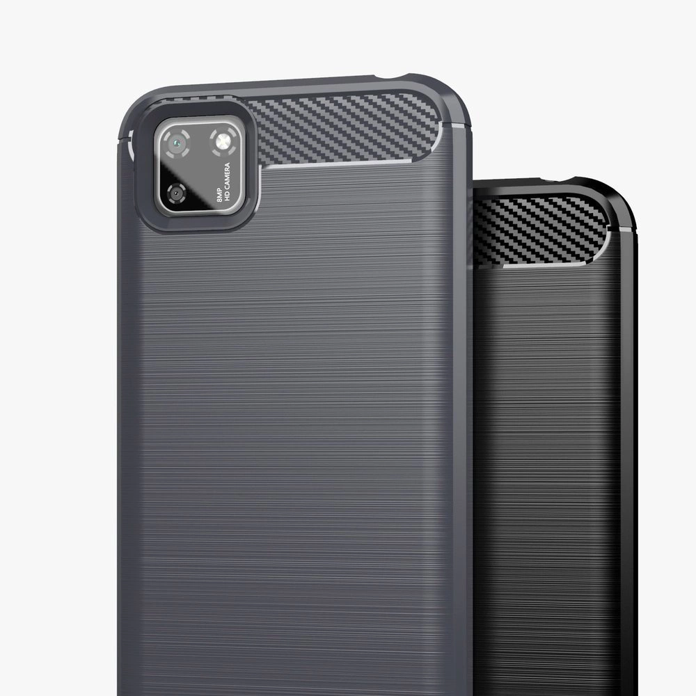 Carbon Case lanksčias TPU dėklas Huawei Y5p – juodas - Image 5