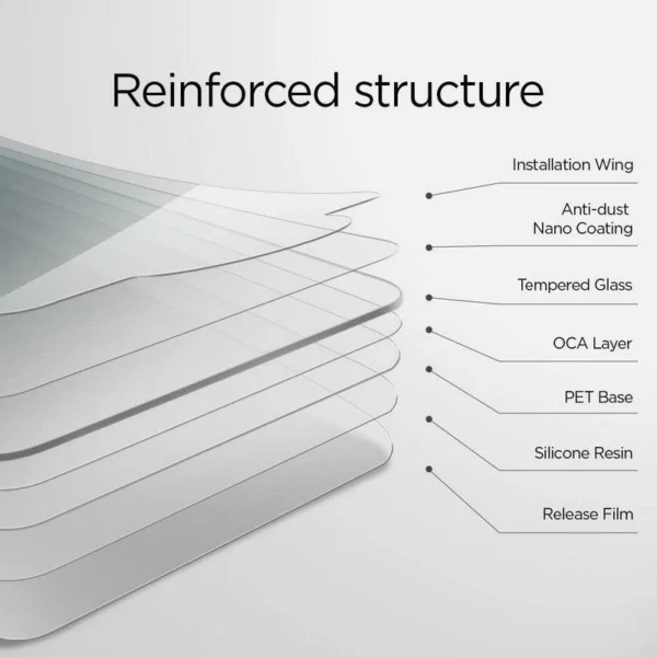 Spigen Glas.tR Slim grūdinto stiklo plėvelė iPhone 7 / 8 / SE 2020 / 2022 - Image 5