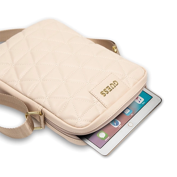 Guess krepšys GUTB10QLPK 10'' – rožinis/rožinis Quilted Tablet Bag - Image 4