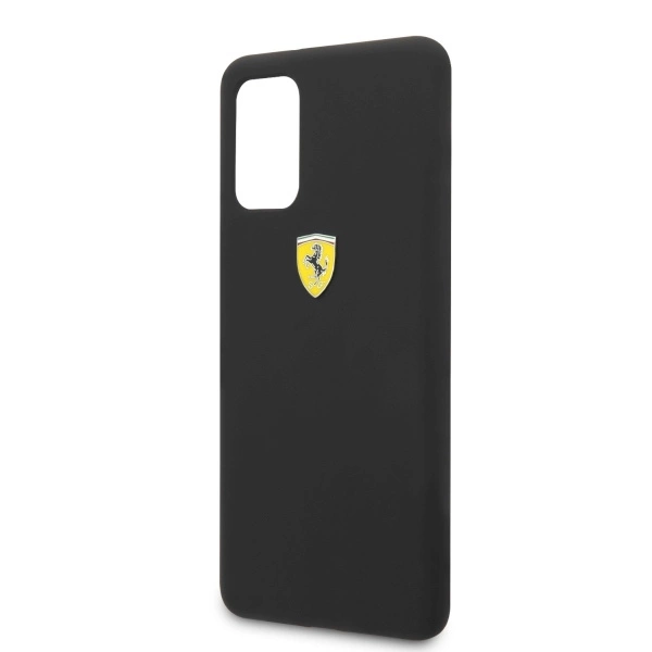 Ferrari Hardcase FESSIHCS67BK S20+ G985 juodas/juodas silikoninis - Image 5