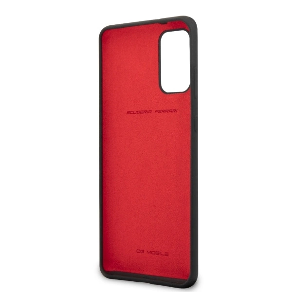 Ferrari Hardcase FESSIHCS67BK S20+ G985 juodas/juodas silikoninis - Image 6