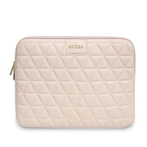 Guess Quilted cover for a 13" laptop - pink