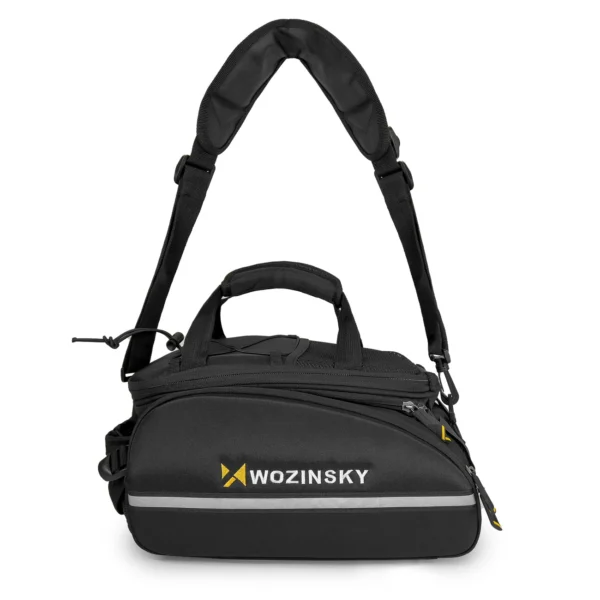 Wozinsky erdvus dviračio krepšys 35 l (įskaičiuota lietaus apsauga) juodas (WBB19BK) - Image 4