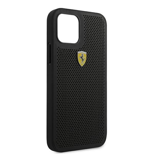 Ferrari FESPEHCP12MBK iPhone 12/12 Pro 6,1" juodas hardcase On Track Perforated - Image 10