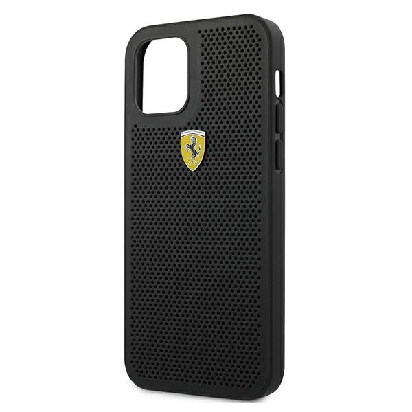 Ferrari FESPEHCP12MBK iPhone 12/12 Pro 6,1" juodas hardcase On Track Perforated - Image 8