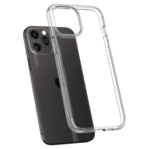 Spigen Ultra Hybrid dėklas iPhone 12 / iPhone 12 Pro - skaidrus - Image 6