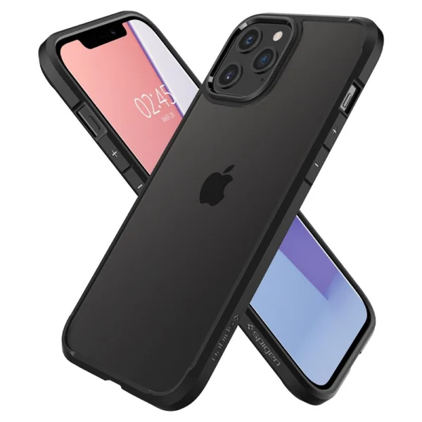 Spigen Ultra Hybrid dėklas iPhone 12 / iPhone 12 Pro - matinė juoda - Image 20