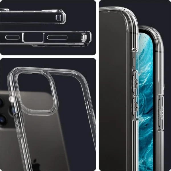 Spigen Ultra Hybrid dėklas iPhone 12 Pro Max - skaidrus - Image 12