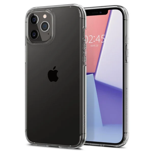 Spigen Ultra Hybrid dėklas iPhone 12 Pro Max - skaidrus - Image 9