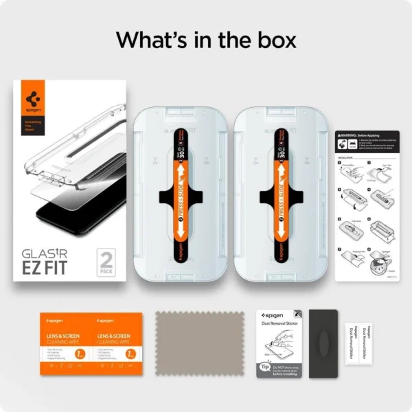 Spigen Glas.tR EZ Fit Grūdintas stiklas iPhone 12 Pro Max - 2 vnt. - Image 9
