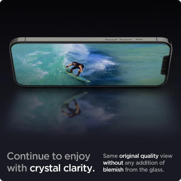 Spigen Glas.tR EZ Fit Grūdintas stiklas iPhone 12 / iPhone 12 Pro - 2 vnt. - Image 19