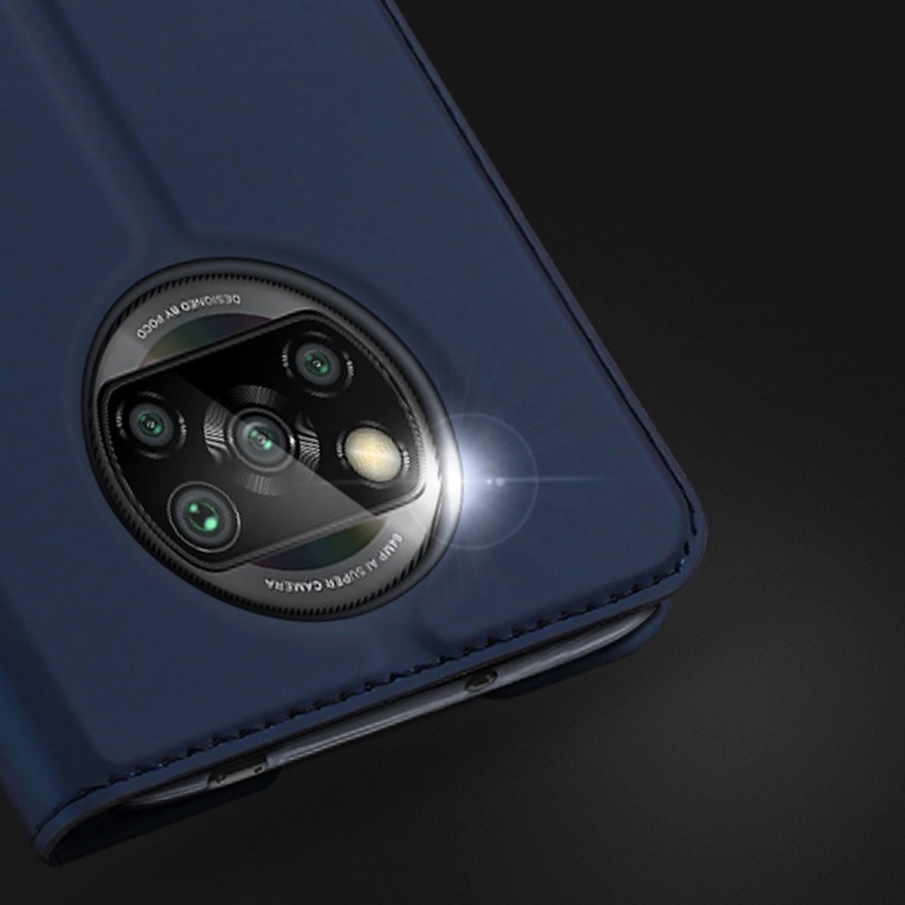 DUX DUCIS Skin Pro knyginio tipo dėklas Xiaomi Poco X3 NFC / Poco X3 Pro - rožinis - Image 15