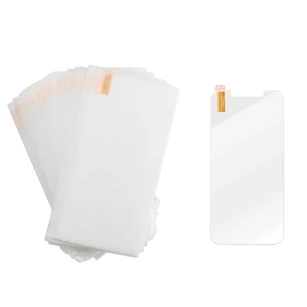 9H grūdinto stiklo ekrano apsaugos plėvelė iPhone 12 mini – 50 vnt. daugkartinė pakuotė - Image 2