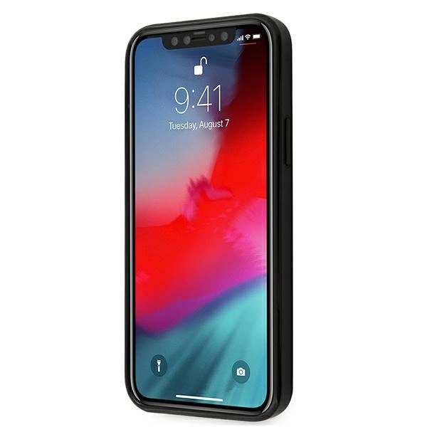 Ferrari FERCAHCP12SBK iPhone 12 mini 5,4" juodas kietas dėklas On Track Tikras Anglies Pluoštas - Image 4