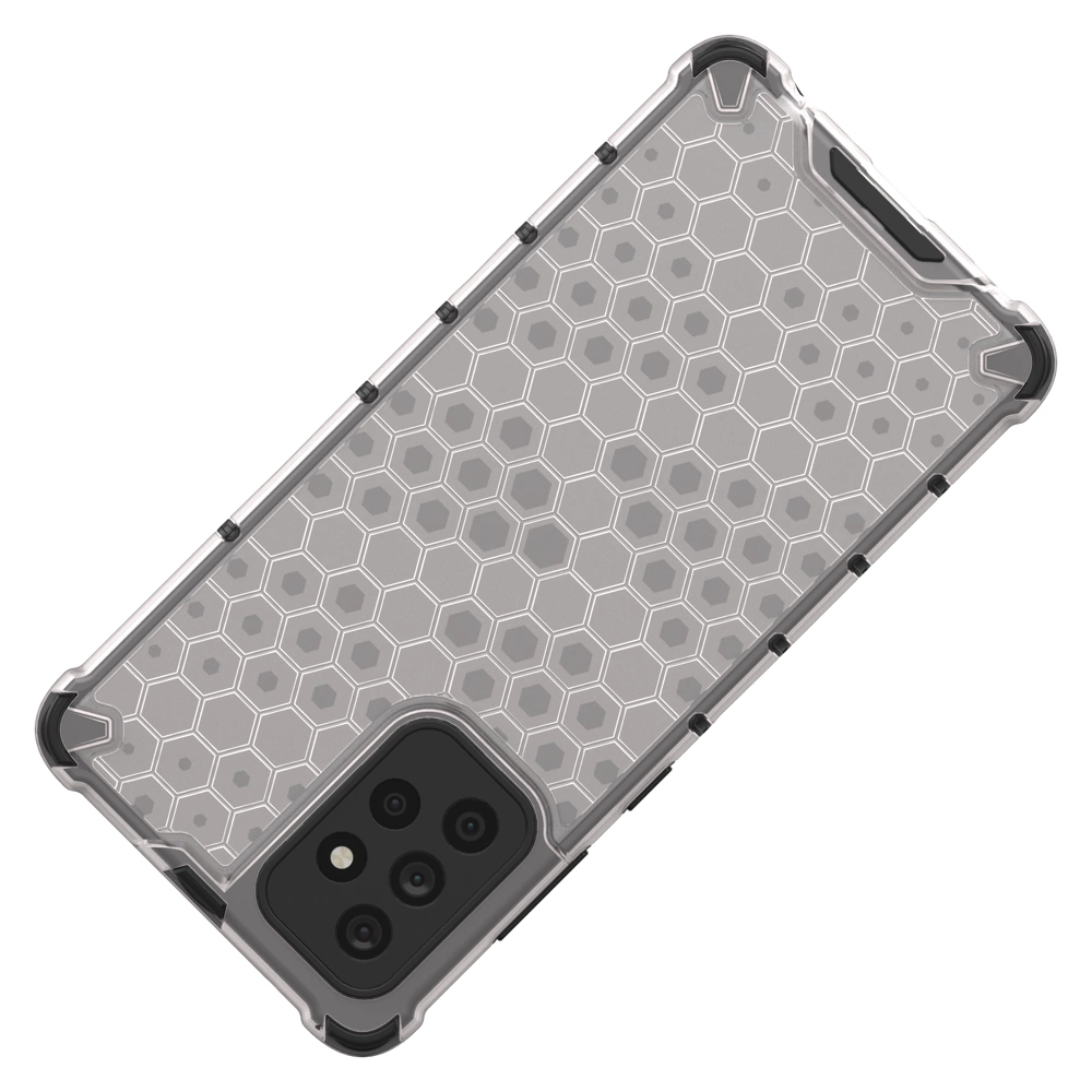 Honeycomb Case tvirtas dėklas su TPU buferiu Samsung Galaxy A72 4G – skaidrus - Image 5