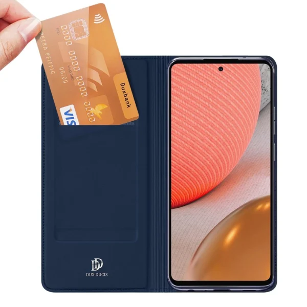 DUX DUCIS Skin Pro dėklas tipo knyga Samsung Galaxy A72 4G mėlynas - Image 8
